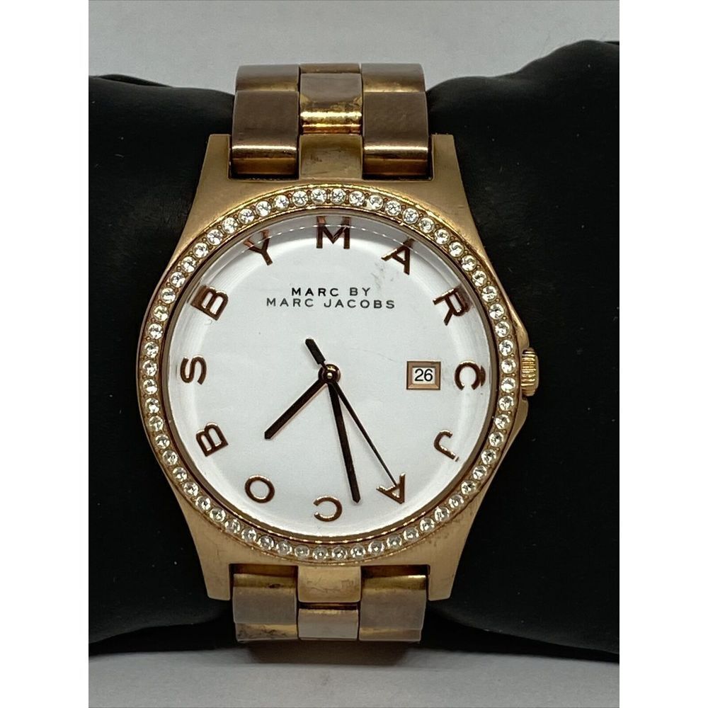 Marc Jacobs Henry MBM3079 Women's Stainless Steel Analog Dial Quartz Watch KS657